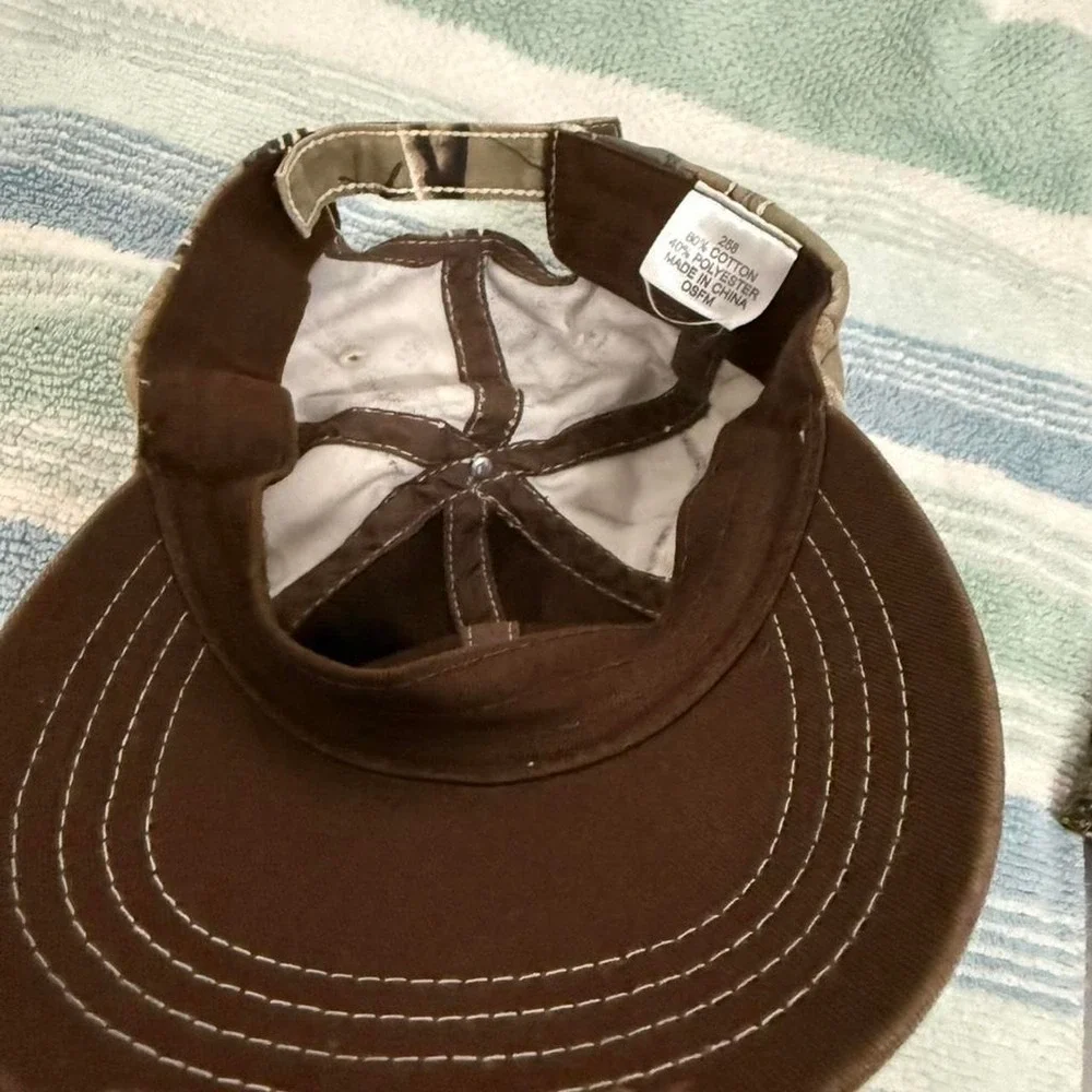 Duck Commander Realtree‎ Camo Adjustable Hunting Hat Distressed Outdoor Cap OSFM